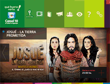 Tablet Screenshot of comercial.canal10.com.uy