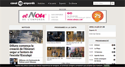Desktop Screenshot of canal10.cat