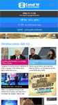 Mobile Screenshot of canal10.com.uy