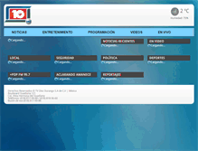 Tablet Screenshot of canal10.com.mx